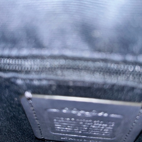 Coach NWT Large Tote Pebble Leather and Signature Print at Top Zippered Opening - Picture 13 of 14